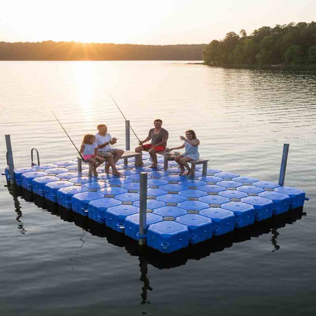 Floating dock success story demonstrating cost savings and low maintenance