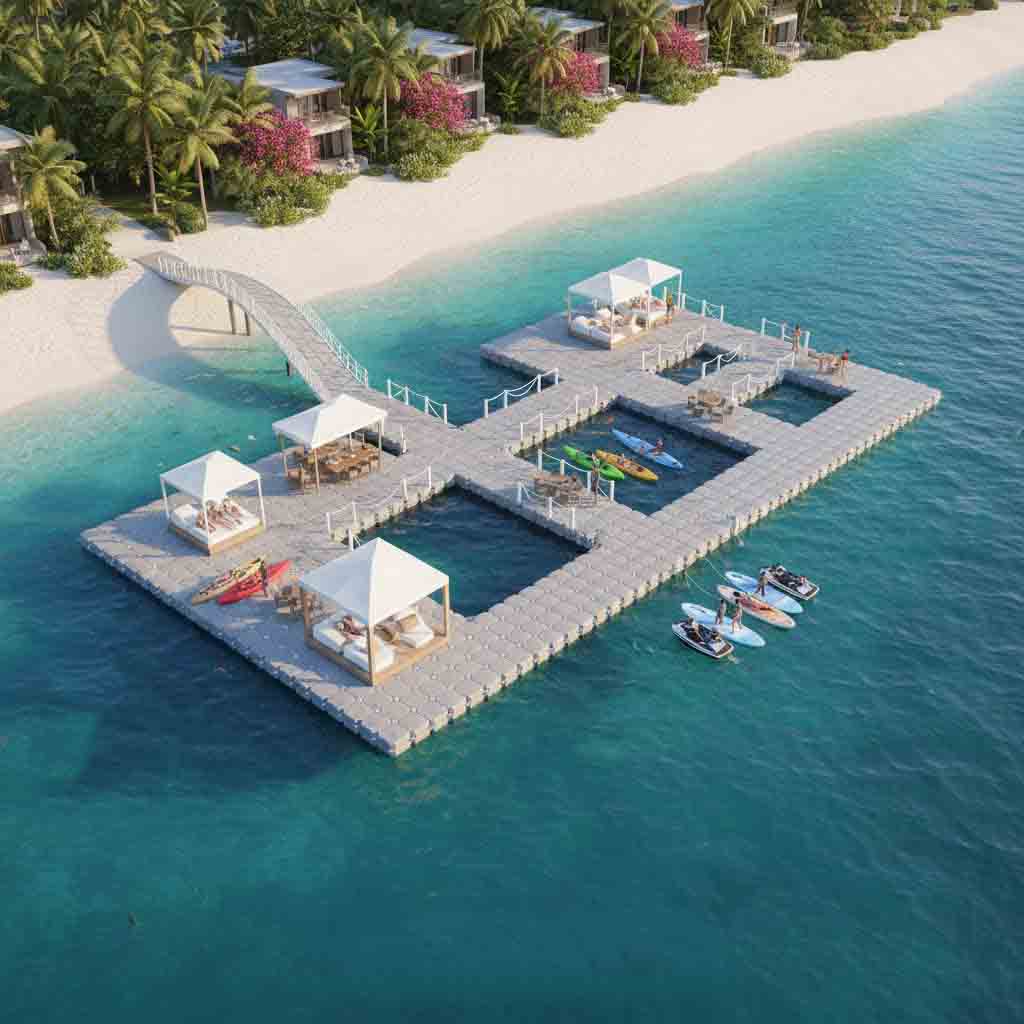 Floating dock success story with tailored solution for unique waterfront needs