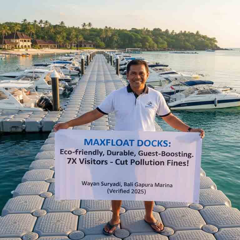 Bali Gapura Marina testimonial on modular dock in Indonesia