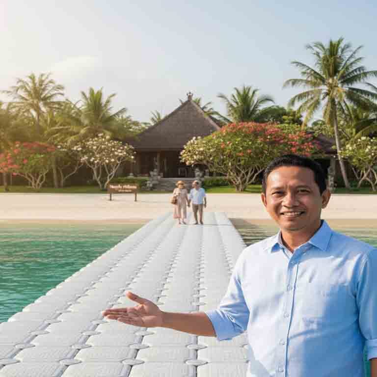 Pantai Indah Resort testimonial on modular floating dock in Bali