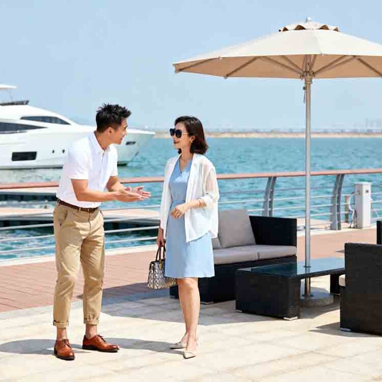 Liam Chen, Marina Operations Director at Wuyuan Bay, testimonial about modular floating dock system