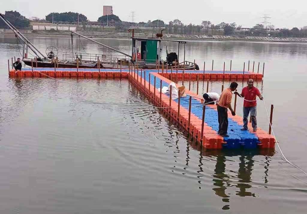 singapore-jetty-systems CE-Certified Floating Jetty System for port operations